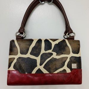 Miche Giraffe-Print Purse